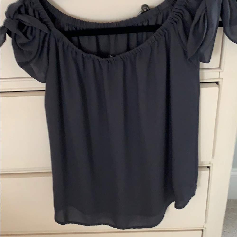 Blouse, dark gray